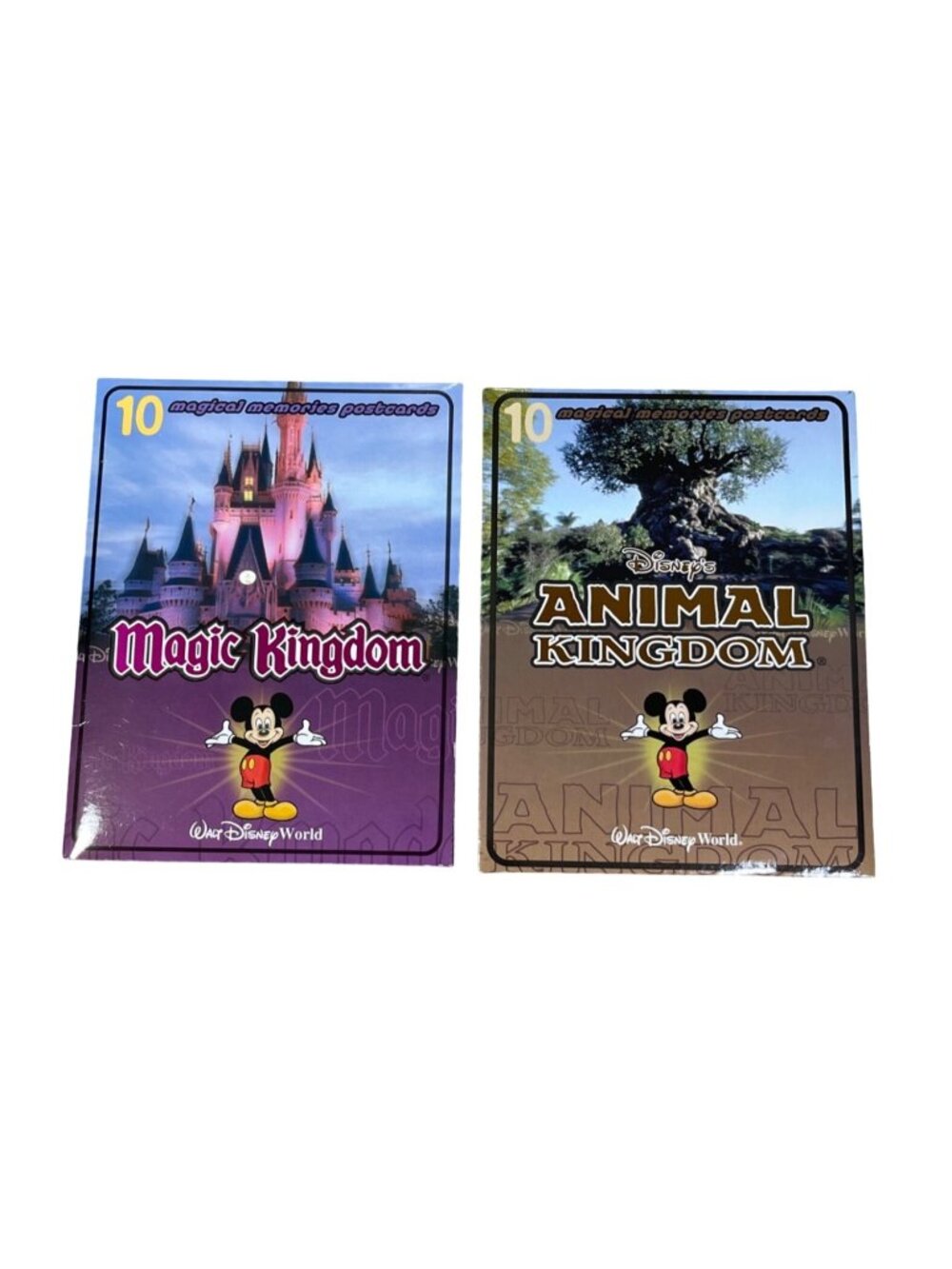 VTG Magical Memories Postcards 2 Packs (20 cards) Magic Kingdom Animal Kingdom
